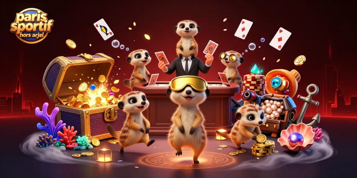 Visualisez les parieurs à succès sur un site paris sportif hors ARJEL, entourés de pépites en or et de jeux captivants!
