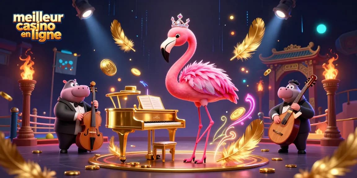 Jouez au meilleur casino en ligne tout en profitant d'une ambiance de fête avec des personnages animés.