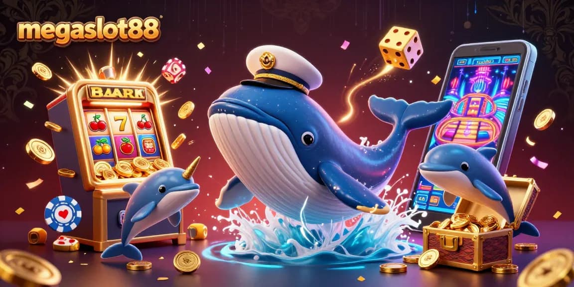 Engage with megaslot88 featuring vibrant characters in a thrilling casino scene full of excitement.