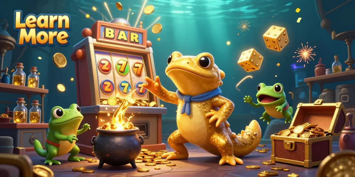 Learn More about winning slots experiences with our captivating 3D casino scene.
