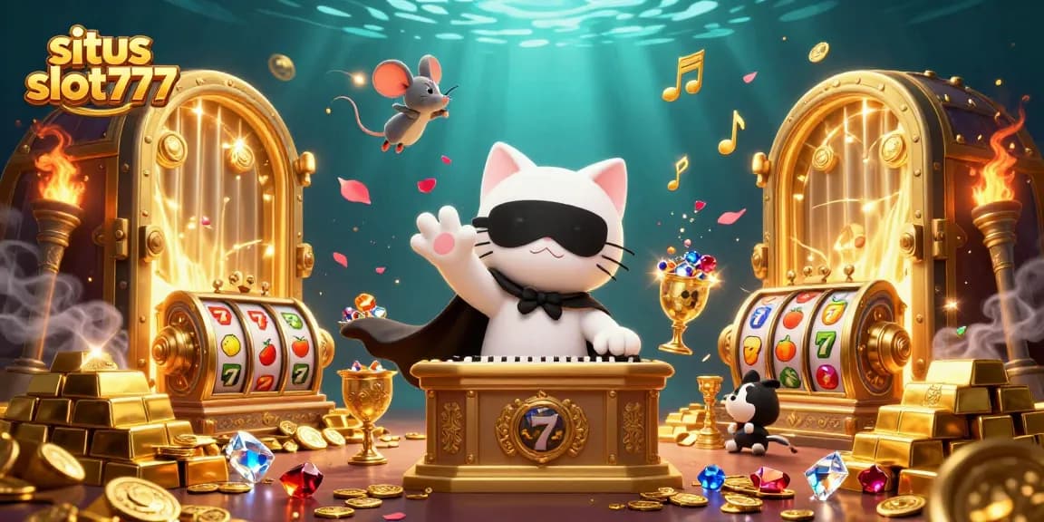 Experience the excitement of situs slot777 with vibrant casino elements and enchanting characters.