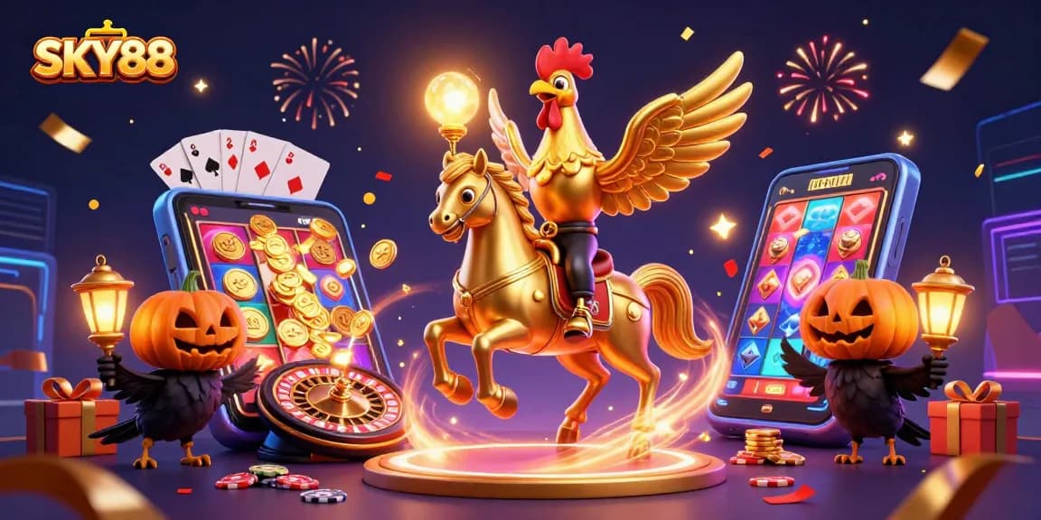 Engage with SKY88 and explore golden gaming adventures in a vibrant casino atmosphere.