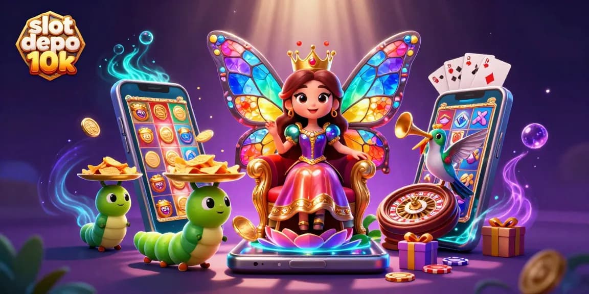 Menang besar dengan slot depo 10k di dunia permainan kasino yang penuh warna.