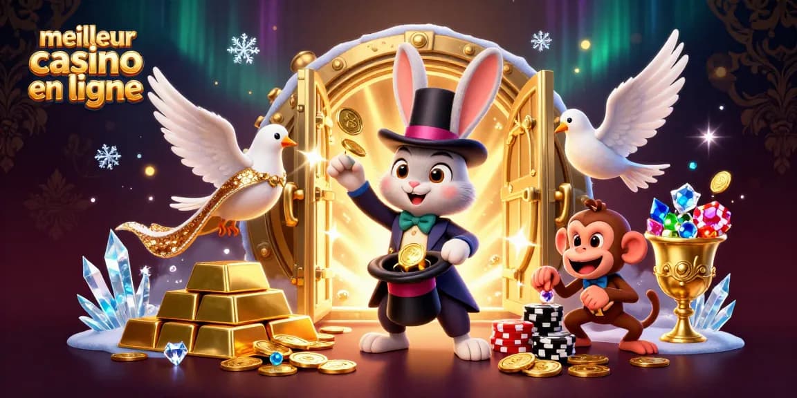 Découvrez le meilleur casino en ligne avec un magicien, un singe farceur et une colombe remplis de pièces d’or et de jetons de poker