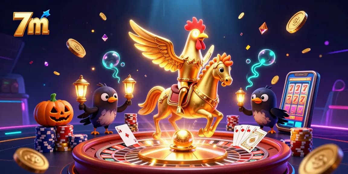 Experience exciting wins with 7m at the vibrant casino, featuring dazzling game elements and beautiful character interactions.