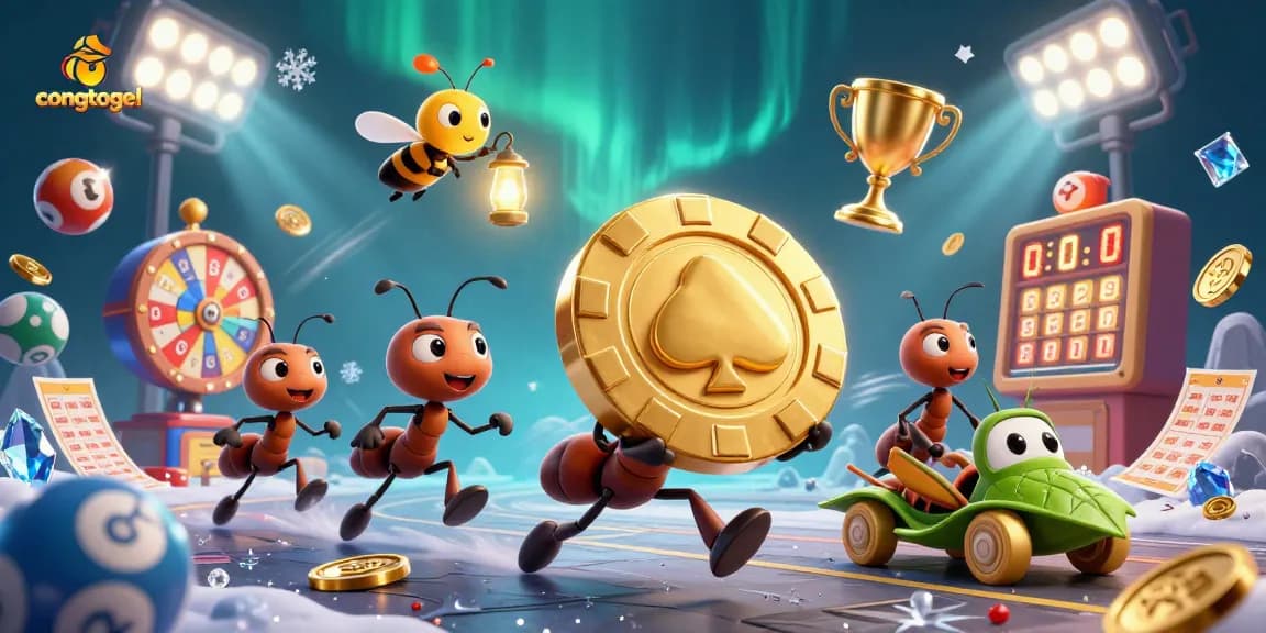 Engage with congtogel by visualizing a lottery-themed heist with animated characters and dynamic elements.