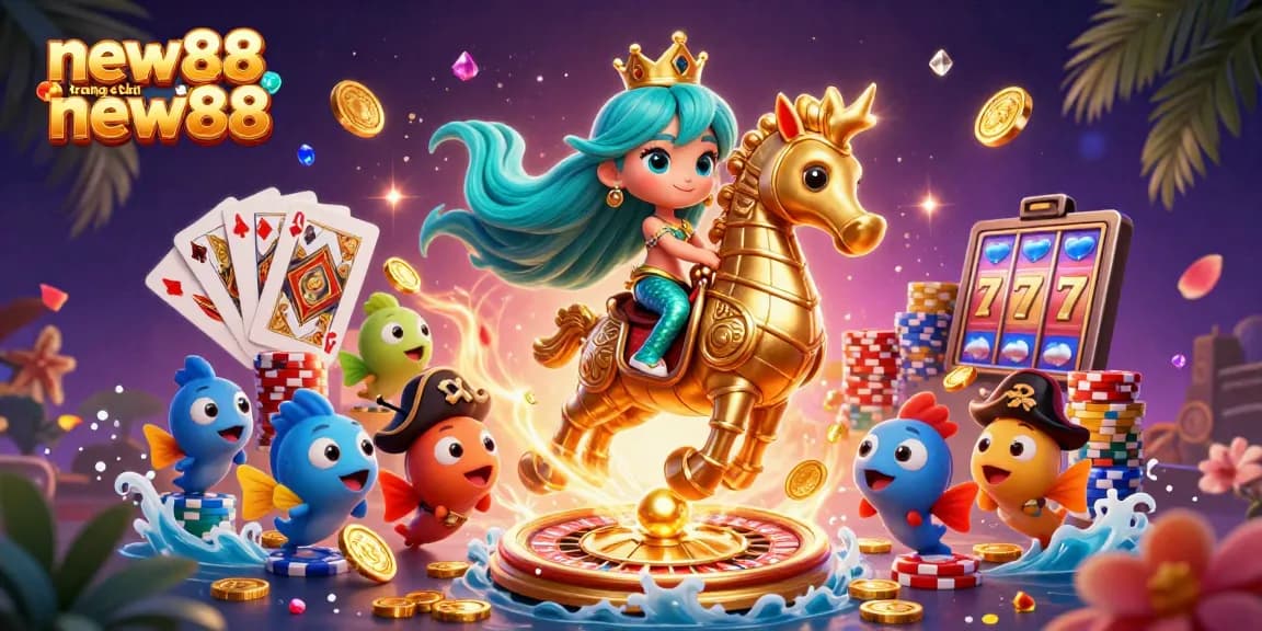 Experience the thrill of new88 trang chủ new88 with vibrant casino elements and enchanting characters.