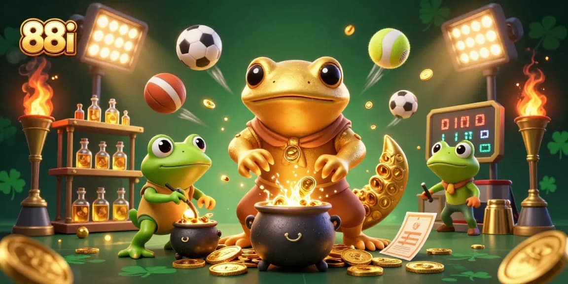 88i players win big with dynamic sports betting icons and magic gold coins.