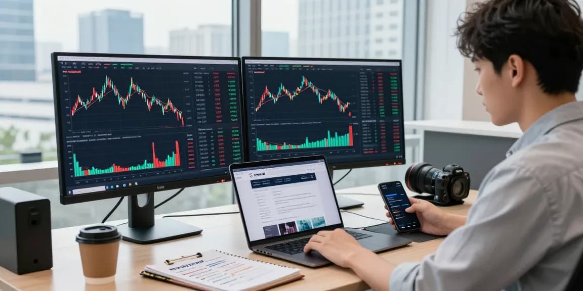 Real-time crypto trading analysis at https://crypto-reviews.ru/okx-v-kazahstane/ showcasing live price charts, professional workspace.