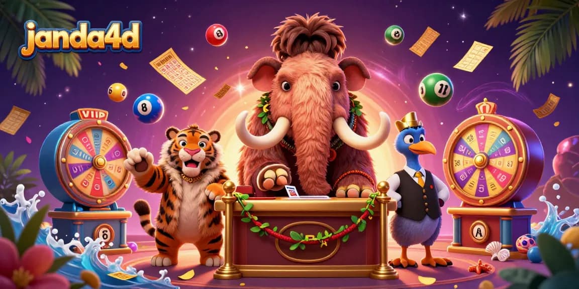 JANDA4D hadir dengan bouncer mammoth dan tamu VIP yang meriah, sambil bermain slot dengan peluang besar.