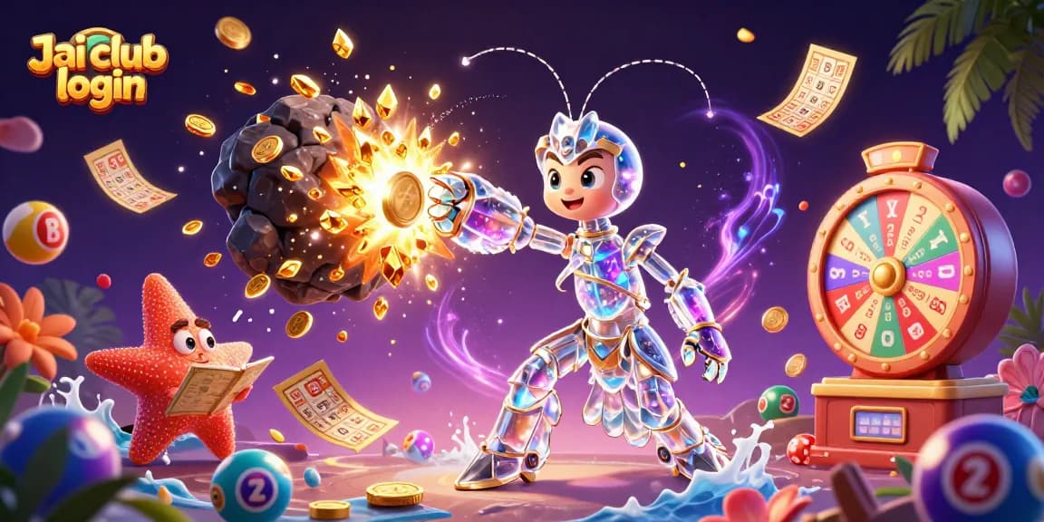 Experience Jai club login with exciting gaming action and vibrant visuals of lottery elements