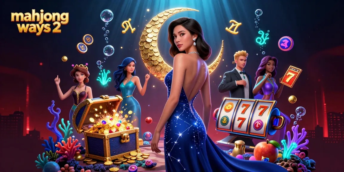 Experience mahjong ways 2 with captivating slots and glamorous visuals in this stunning casino illustration.
