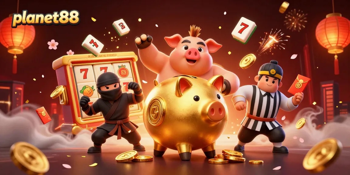 Try your luck at planet88 with a sumo wrestler and captivating casino elements!