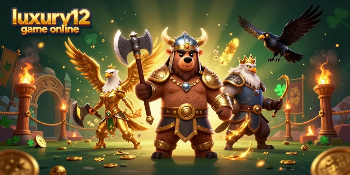 Play luxury12 game online with engaging characters and dynamic betting elements in a vibrant casino scene.