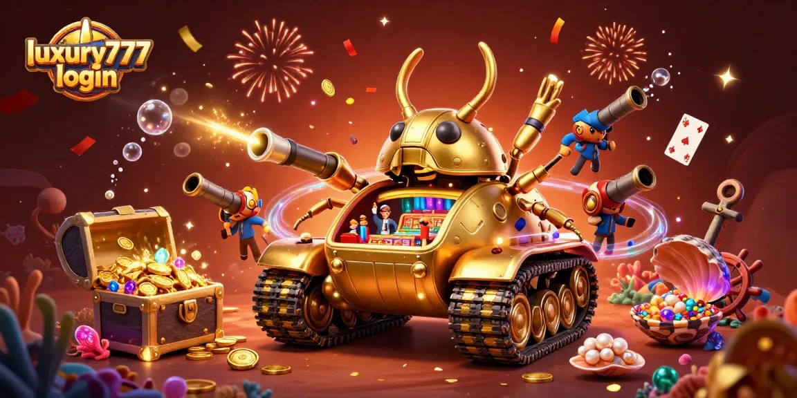 Experience luxury777 login with vibrant casino action in a lively 3D gaming scene.