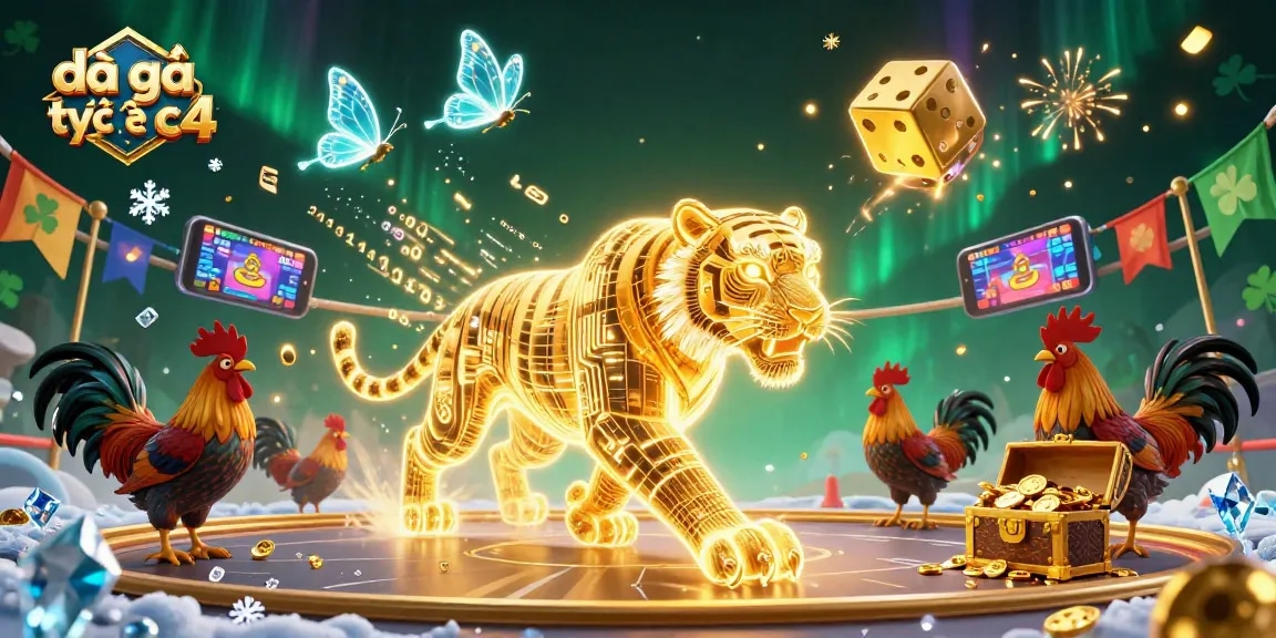 Engage in the excitement of đã gà trực tiếp c4 with fierce cockfighting battles set in a dynamic digital arena.