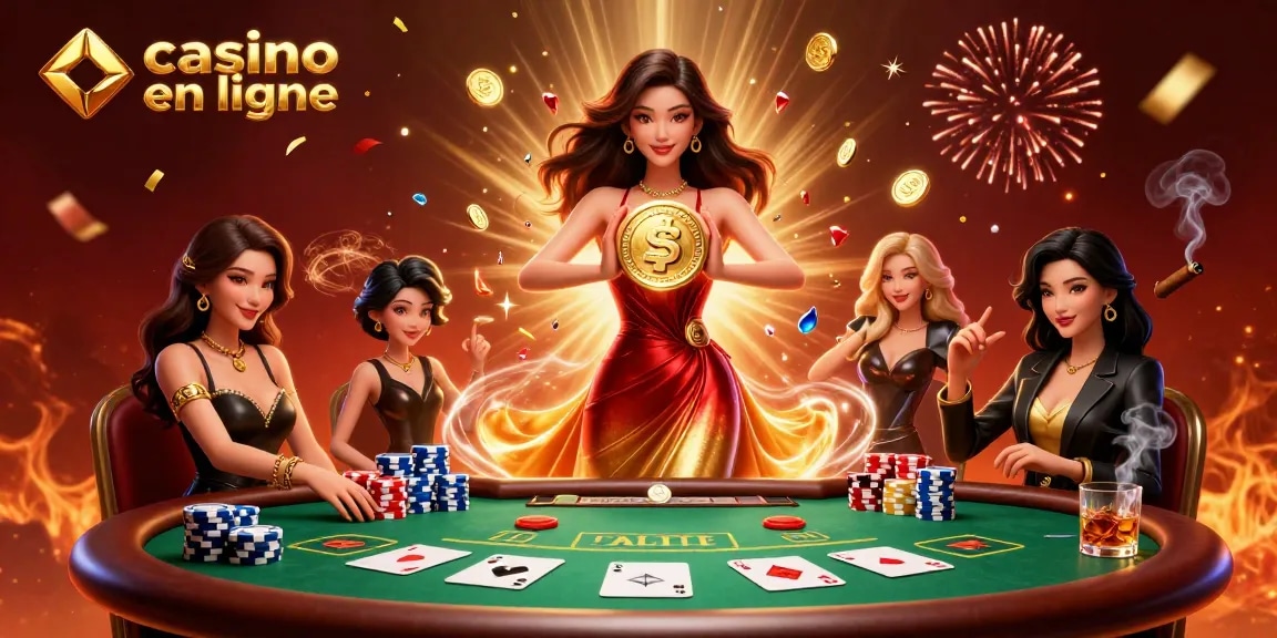 Participez à des jeux de casino en ligne passionnants et à des gains palpitants entourés d'une action poker vibrante.