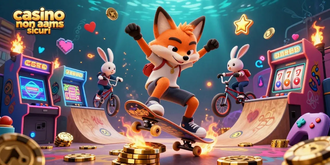 Vivi l'emozione dei casino non aams sicuri con personaggi 3D e elementi di gioco vivaci.