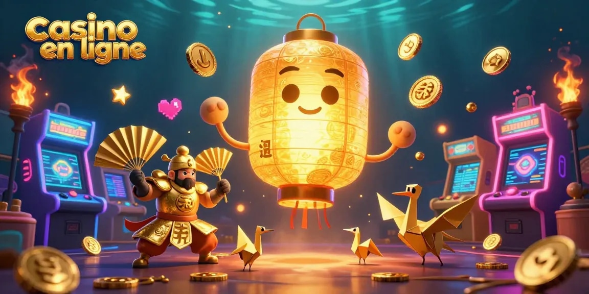 Jouez à des jeux passionnants de casino en ligne avec un esprit lantern lumineux et des guerriers en éventail.