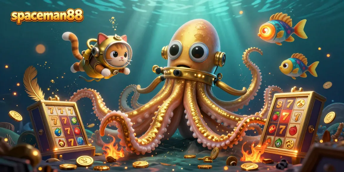 Engage in thrilling casino action with spaceman88 amidst stunning underwater treasures.