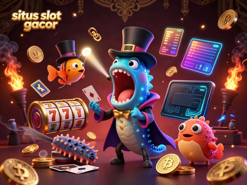 Engage with situs slot gacor through a stunning underwater magic show featuring an eel and friends.