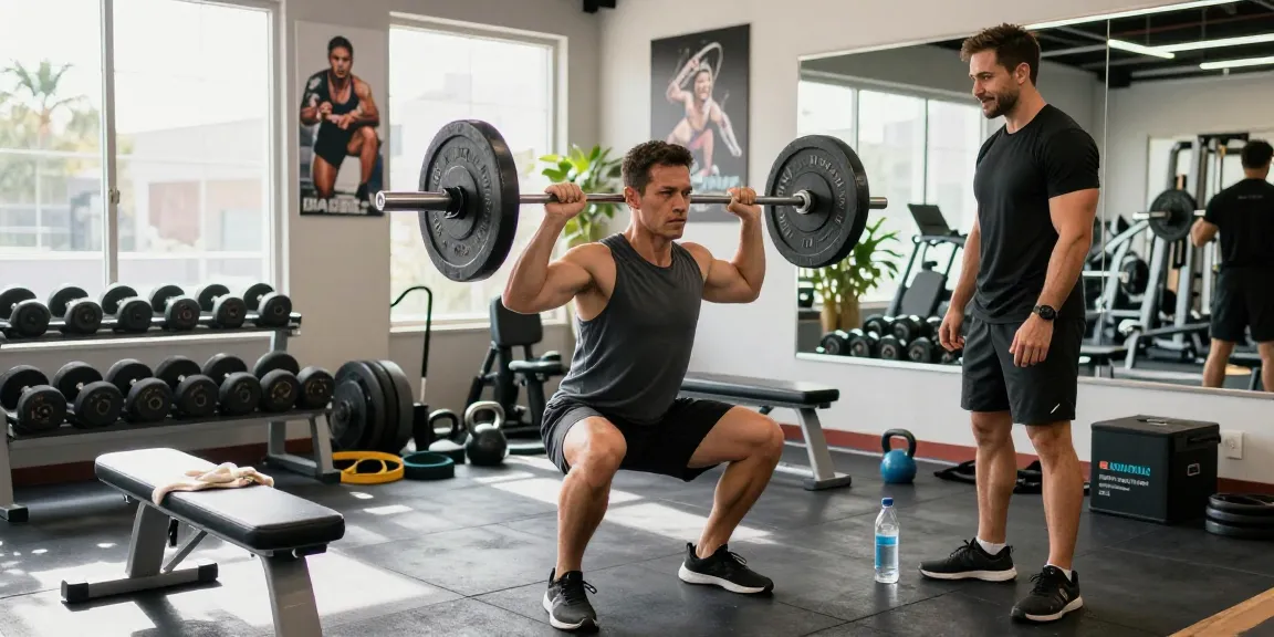 Beligas Shop features an active fitness environment with weights and natural light.