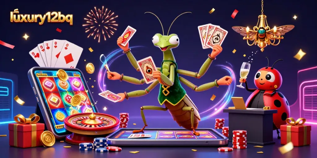luxury12bq memberikan keseruan bermain slot dengan kartu dan koin emas berkilauan