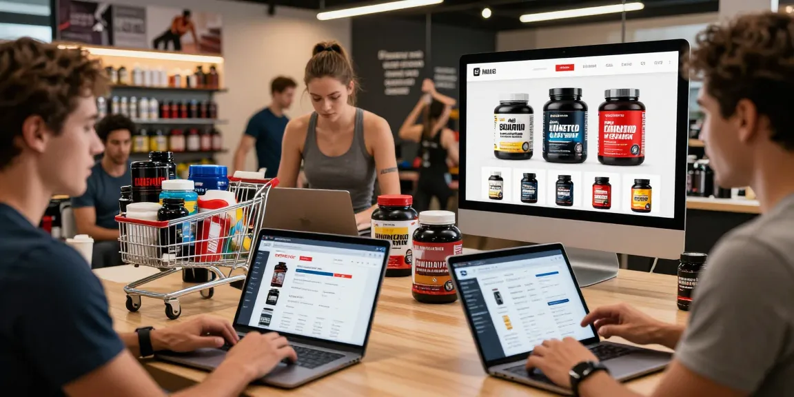 Driada Shop showcasing premium anabolic steroids and health supplements in a vibrant e-commerce setting.
