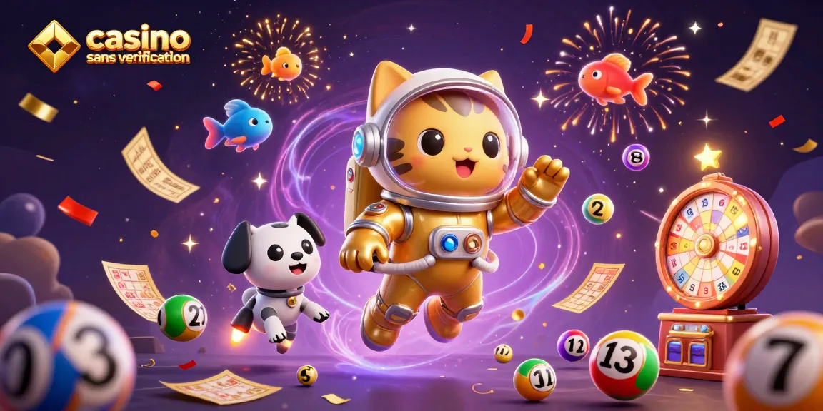 Participer au jeu dans un casino sans vérification avec des éléments de loterie animés et captivants.