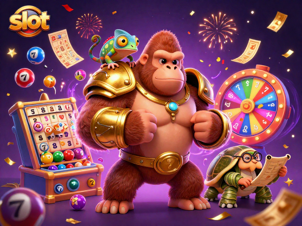 Bettors enjoy exciting slot gameplay with vibrant visuals of jackpots and dynamic elements.