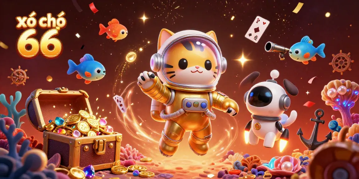 Experience exciting moments with xổ số 66 in this vibrant, dynamic 3D illustration featuring casino-themed elements.