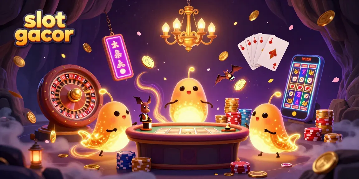 Mainkan slot gacor dengan cahaya emas dan dealer unik di kasino 3D yang magis.