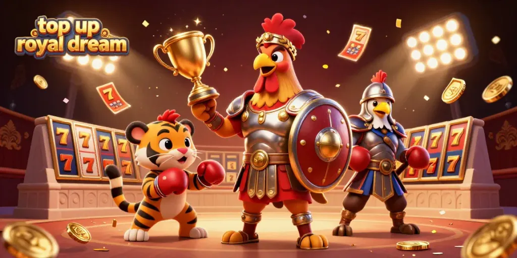 Mengisi koin dalam permainan isi ulang royal dream dengan pengalaman cepat dan aman di Flazz Gaming.