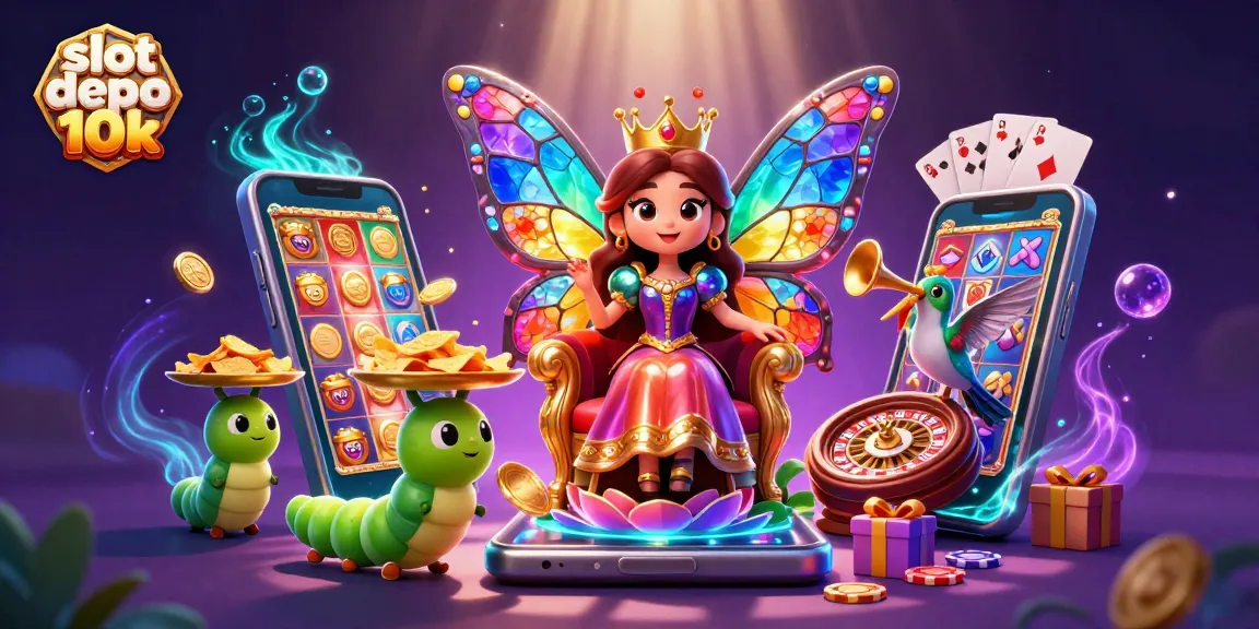 Menang besar dengan slot depo 10k di dunia permainan kasino yang penuh warna.