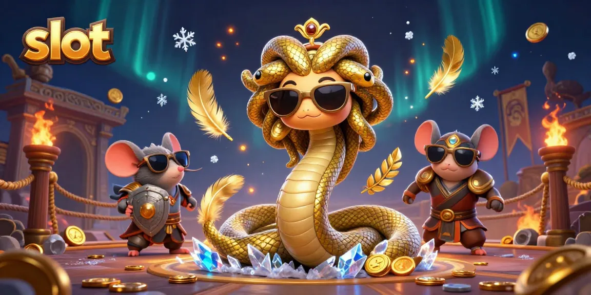 Slot yang menampilkan Medusa dan pejuang berkumpul di arena perjudian yang penuh aksi.