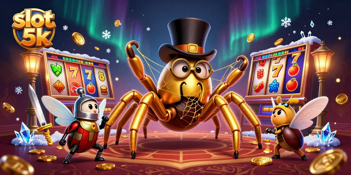 Engage with exciting slot 5k games featuring golden tarantulas and jackpot symbols.