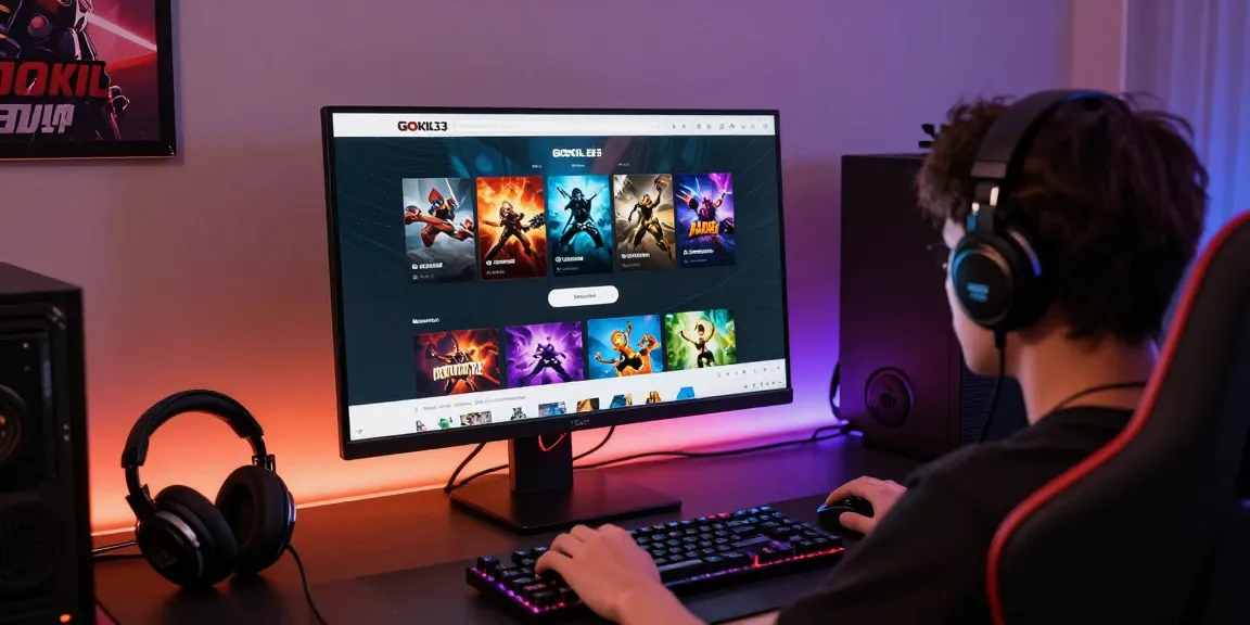Pengguna mendaftar akun resmi GOKIL33 di portal game terbaik, memperlihatkan antarmuka yang ramah pengguna.