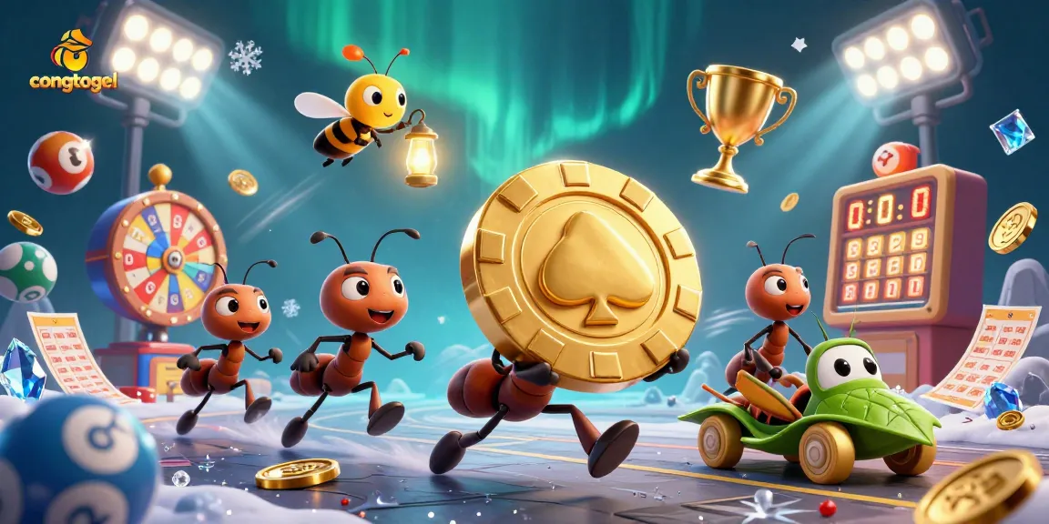 Engage with congtogel by visualizing a lottery-themed heist with animated characters and dynamic elements.